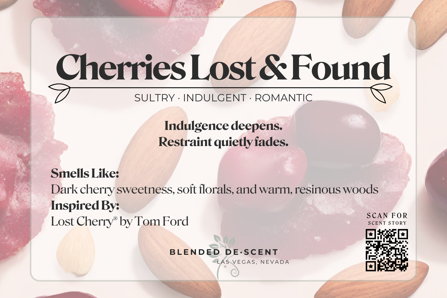 Cherries Lost & Found - Coconut Soy Wax Melt
