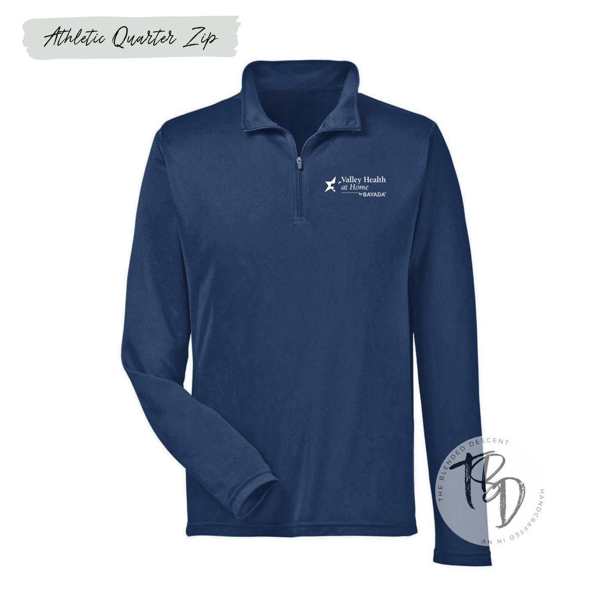 Athletic Quarter Zip - Navy (Men)