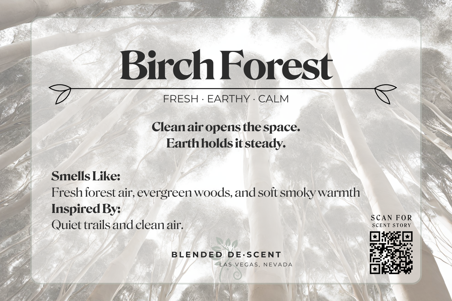 Birch Forest - Coconut Soy Wax Melt