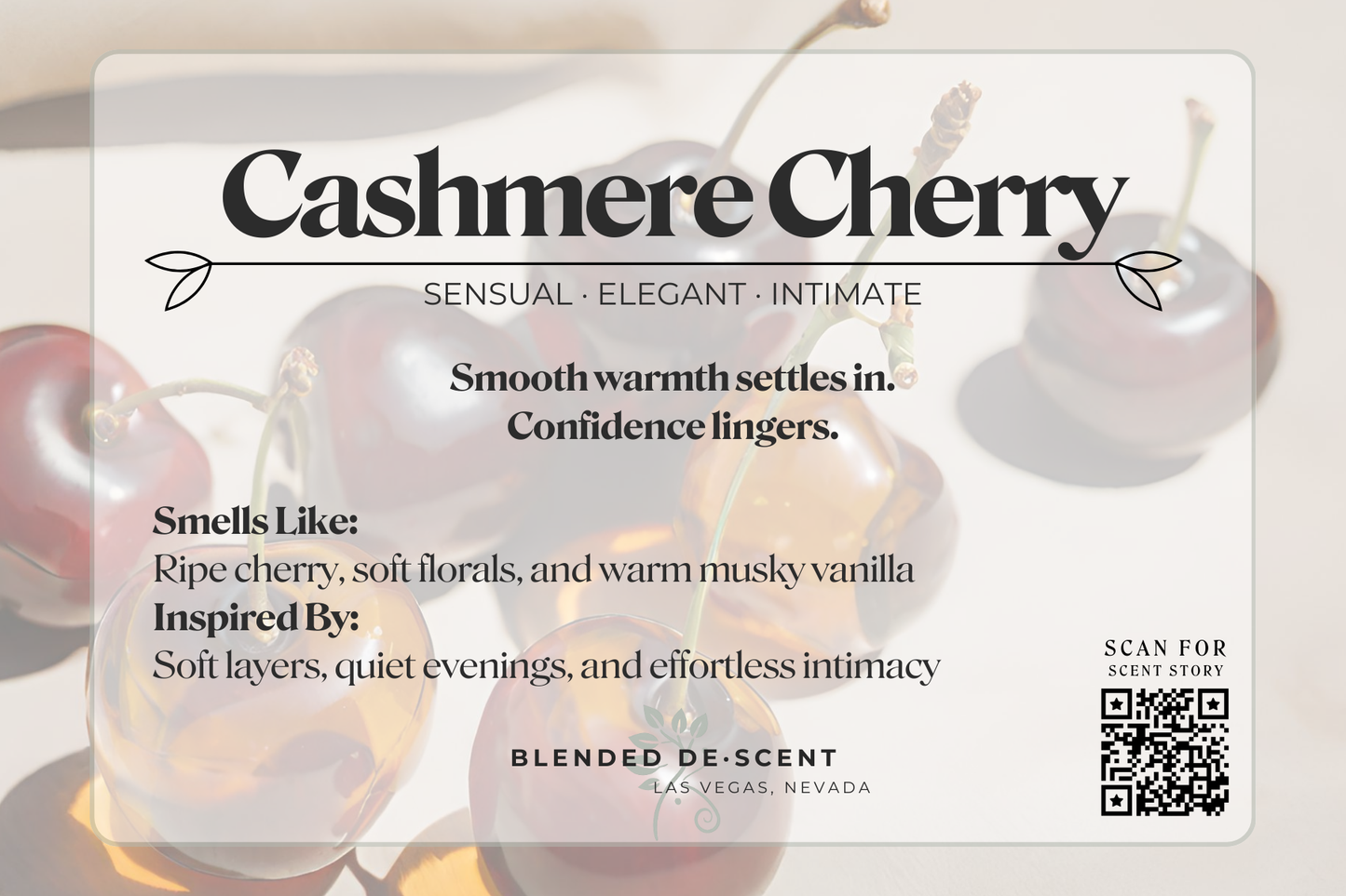 Cashmere Cherry - Coconut Soy Wax Melt