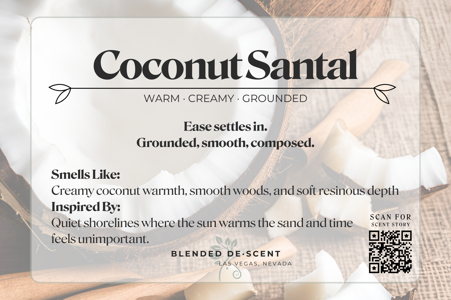 Coconut + Santal - Wax Melt