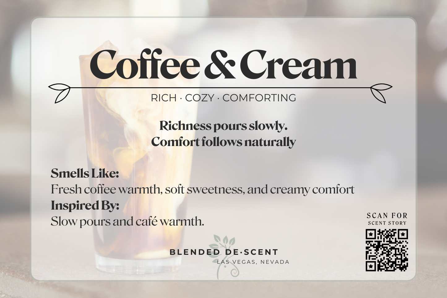 Coffee & Cream - Coconut Soy Wax Melt