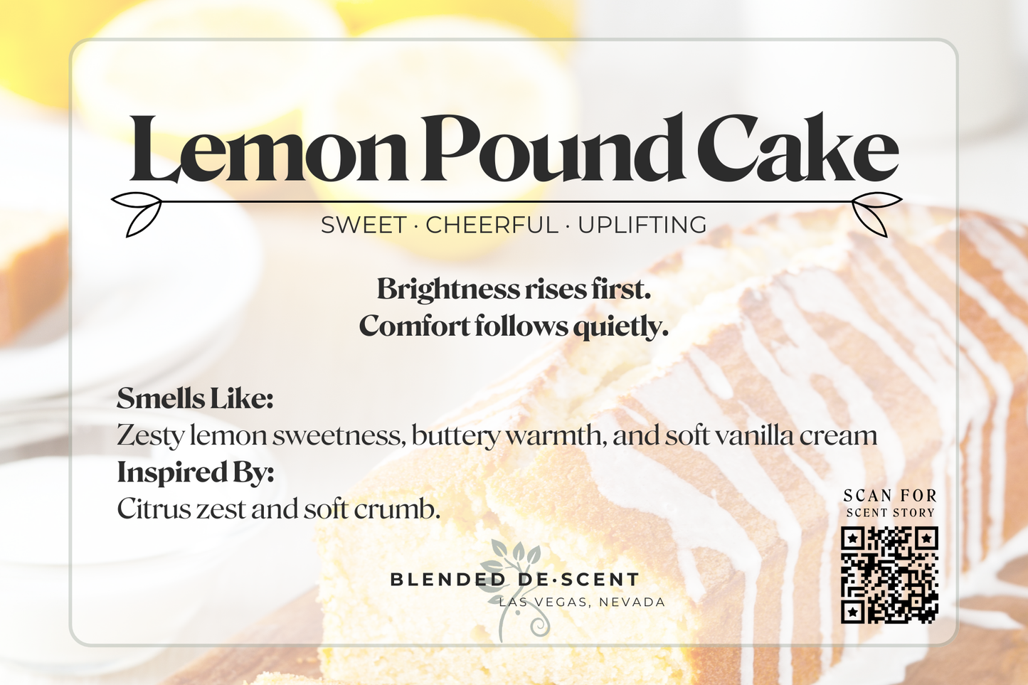 Lemon Pound Cake - Coconut Soy Wax Melt