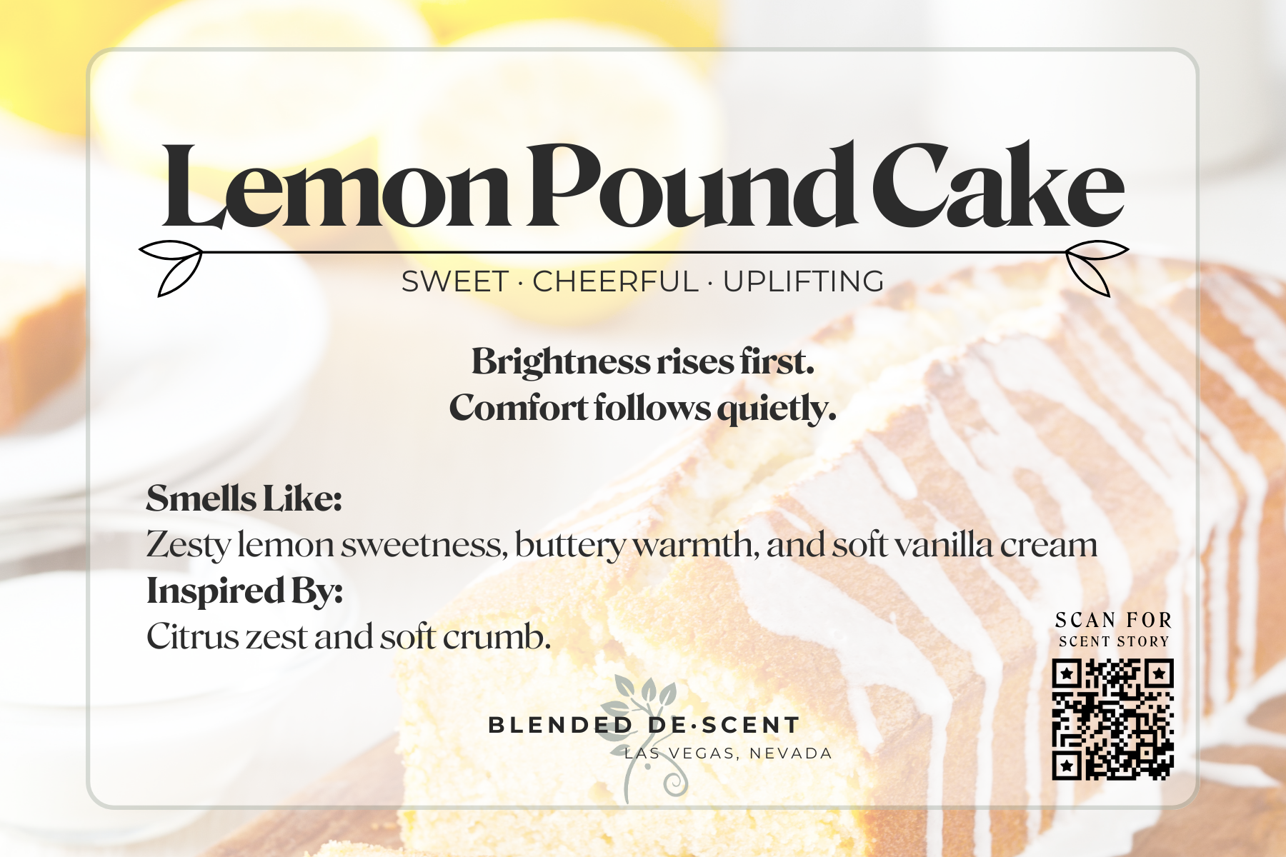 Lemon Pound Cake - Coconut Soy Wax Melt