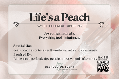 Life's A Peach - Coconut Soy Wax Melt