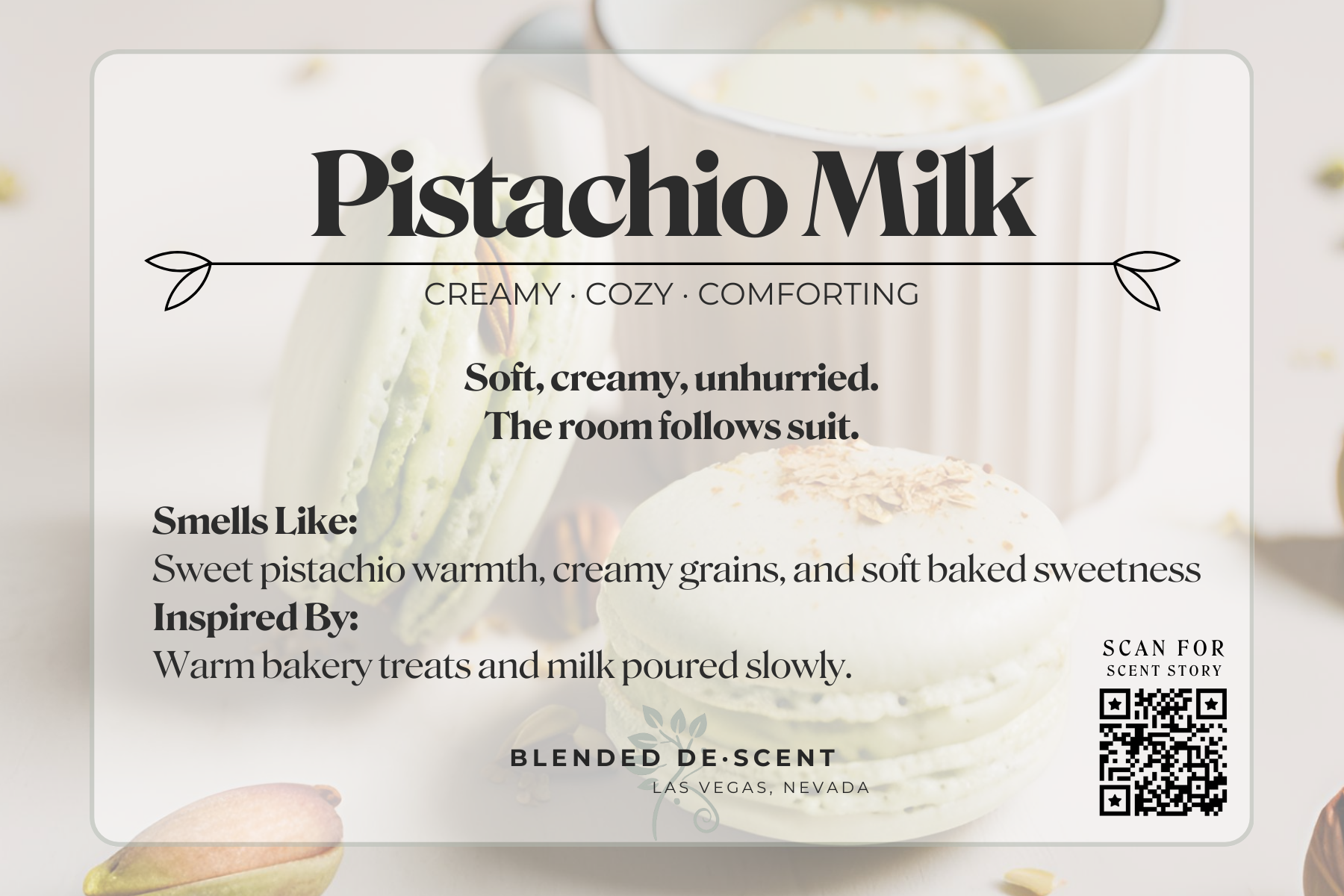 Pistachio Milk - Coconut Soy Wax Melt
