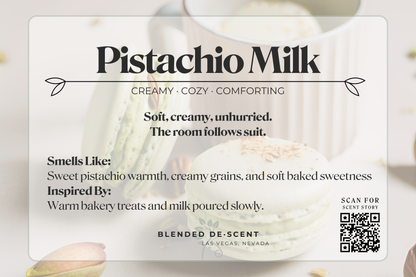Pistachio Milk - Coconut Soy Wax Melt