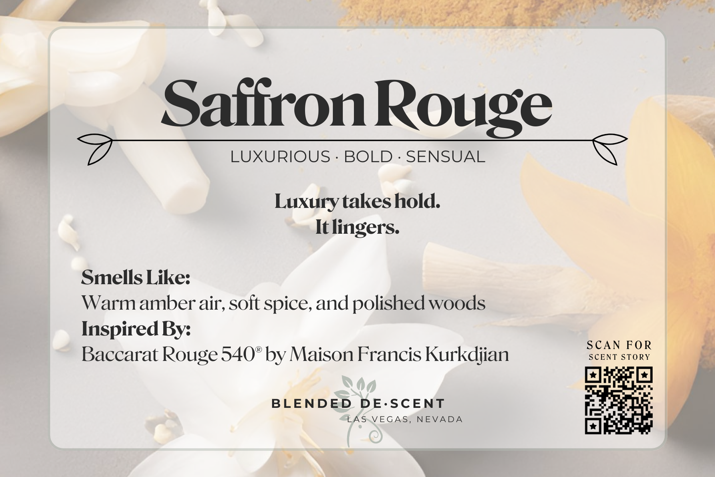 Saffron Rouge - Room Mist